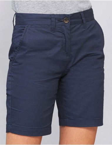 SOL-02762-Womens Chino Bermuda Shorts Jasper
